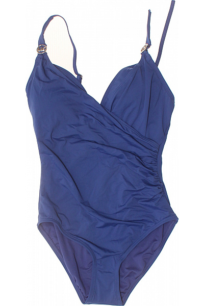 MICHAEL KORS Dámské Jednodílné Plavky Modré Lesklé Vel. 6