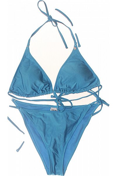 SHIWI Dámské Modré Trojúhelníkové Bikiny Na Zavazování Vel. 40