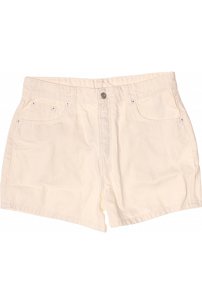 Dámské kraťasy béžové bavlněné s kapsami volnočasové krátké Vel. L | Unimoda | obrázek 2