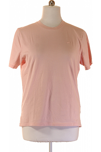 Hollister Růžové bavlněné tričko s krátkým rukávem basic Velikost xl | Hollister | obrázek 2