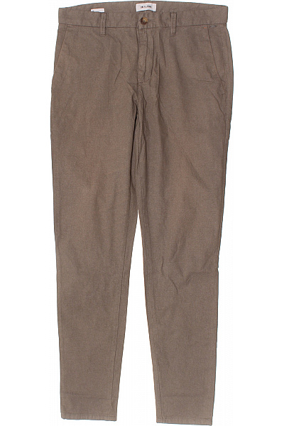 ONLY & SONS Pánské Bavlněné Volnočasové Kalhoty Rovné Hnědé Velikost 31/34