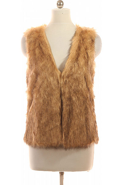 Esmara hnědá chlupatá kožešinová vesta bez rukávů Vel. S | Esmara | obrázek 2