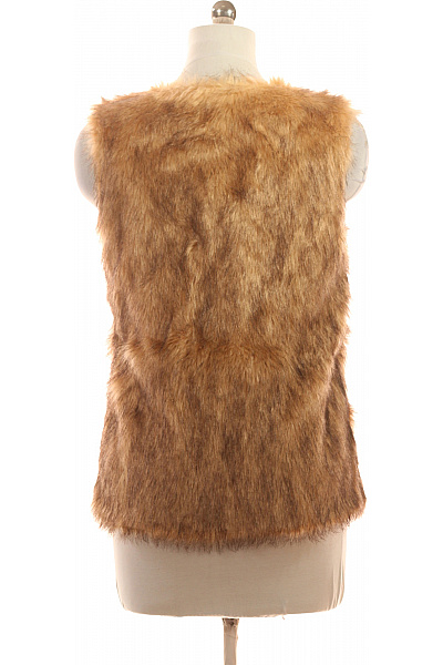 Esmara hnědá chlupatá kožešinová vesta bez rukávů Vel. S | Esmara | obrázek 3