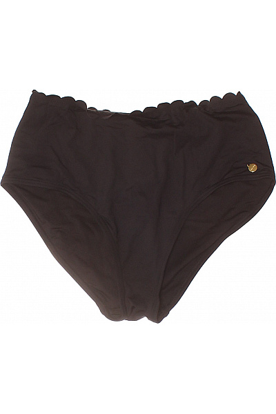 Lascana Dámské plavkové kalhotky s vysokým pasem a volánky černé Velikost 38 | Lascana | obrázek 2