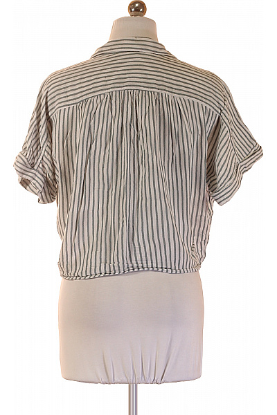 ONLY Dámská pruhovaná košile s krátkým rukávem na zavazování Velikost S | ONLY | obrázek 2