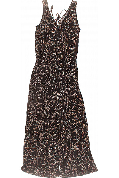 Lascana Dámský černobílé Overal Bez Rukávů Viskózové Velikost 38