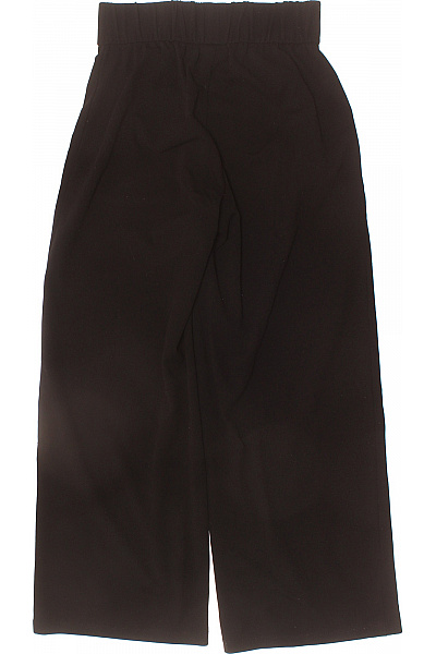 ONLY Dámské černé široké kalhoty s vysokým pasem elegantní volnočasové polyesterové Velikost S | ONLY | obrázek 2