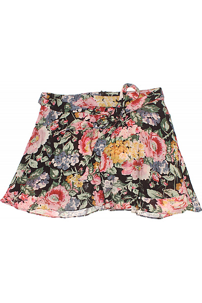 ZARA Dámská květinová zavinovací mini sukně s páskem Vel. M | ZARA | obrázek 2