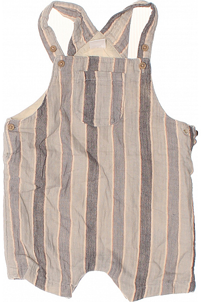 Next Dětské Pruhované Bavlněné Kraťasy šedé Velikost 80 CM