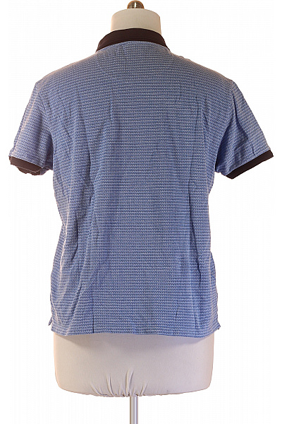 Koroshi. Pánské tričko s krátkým rukávem a límečkem modré Velikost xl | Koroshi. | obrázek 3