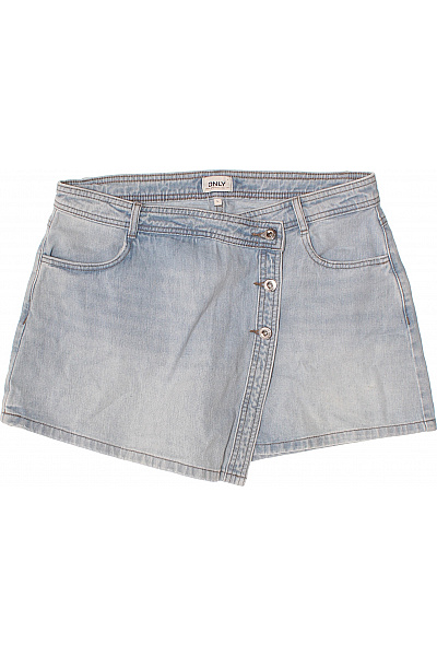 ONLY dámské džínové kraťasy volnočasové s kapsami modré Velikost l | ONLY | obrázek 2