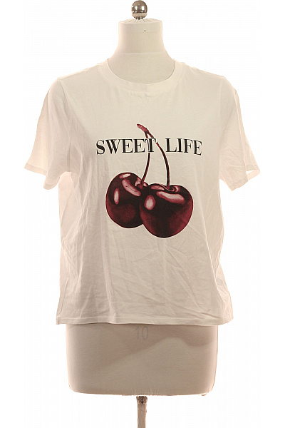 Primark Dámské tričko s krátkým rukávem a potiskem třešní Velikost M | Primark | obrázek 2