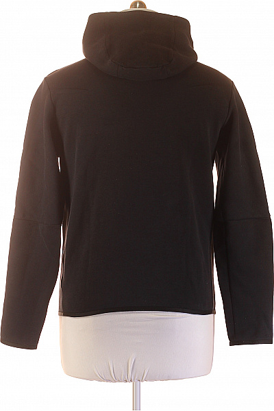 Nike pánská černá mikina s kapucí na zip sportovní bavlněná streetwear Velikost M | Nike | obrázek 2