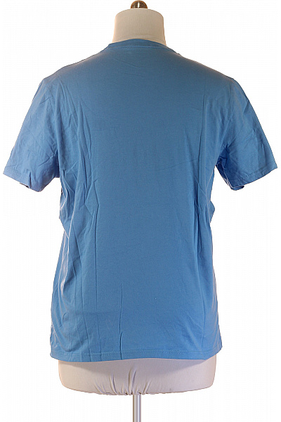 Hollister Pánské tričko modré s krátkým rukávem basic jednobarevné bavlněné Velikost xl | Hollister | obrázek 2