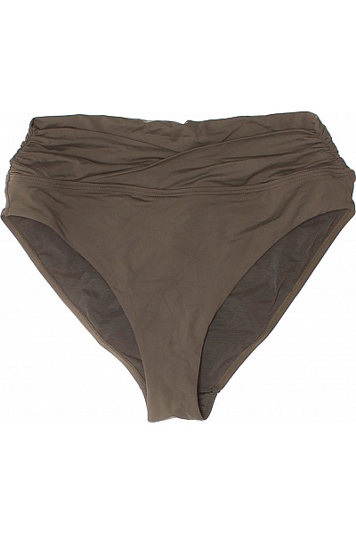 dámské plavkové kalhotky s vysokým pasem khaki Velikost 40 | Unimoda | obrázek 2