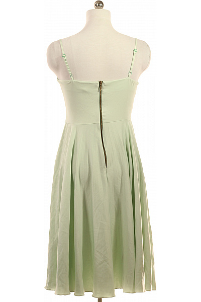 Closet dámské šaty na ramínka midi pastelové plisované letní Velikost UK 12 | Closet | obrázek 2