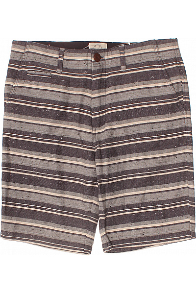 SUIT Pánské bavlněné kraťasy pruhované volnočasové krátké Velikost 30 | SUIT | obrázek 2