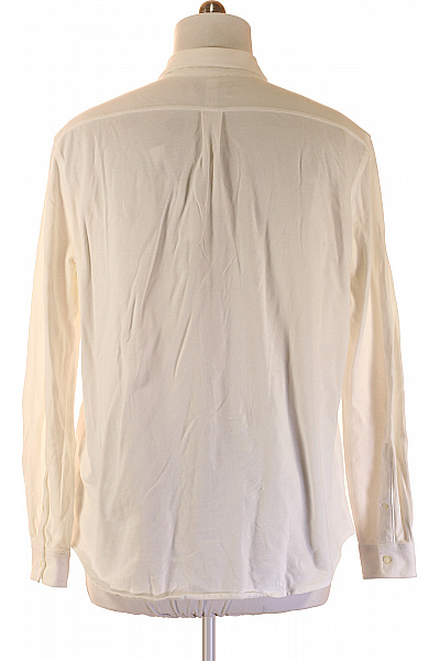 Ralph Lauren Pánské bavlněné košile s dlouhým rukávem bílé ležérní Vel. EU XL | Ralph Lauren | obrázek 3