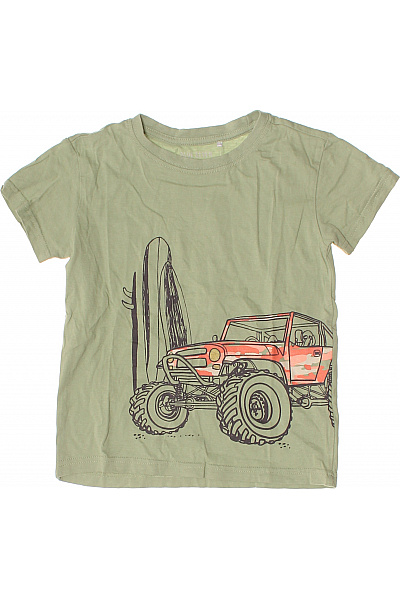 Blue Seven dětské tričko zelené s potiskem auta a surfu bavlněné Vel. 116 CM | Blue Seven | obrázek 2