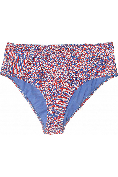 TRENDYOL Dámské Plavkové Kalhotky S Vysokým Pasem A Vzorem Vel. 42
