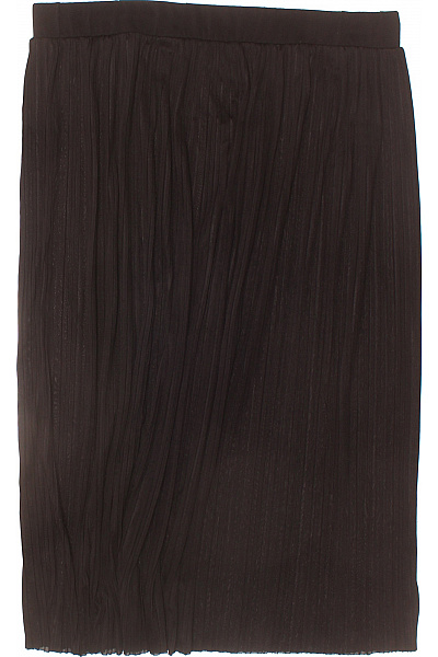 Dámská hnědá plisovaná sukně ke kolenům elegantní Velikost XXL | Unimoda | obrázek 2