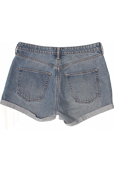 HM  Dámské džínové kraťasy s kapsami volnočasové krátké modré Vel. M | HM  | obrázek 2
