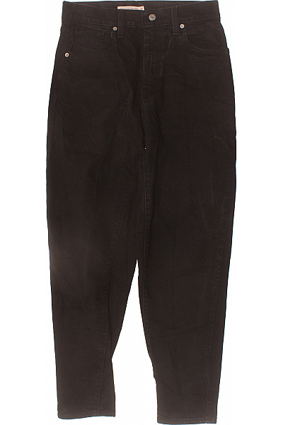 LEVIS Dámské Bavlněné Džíny Volné S Vysokým Pasem černé Vel. 28