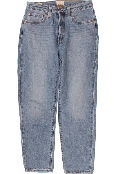 LEVIS Dámské Džíny Modré Rovné Vintage S Kapsami Velikost S