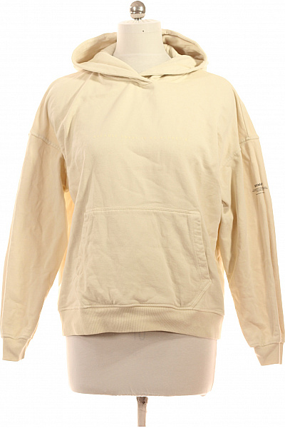 ECOALF Dámská Bavlněná Mikina S Kapucí Přes Hlavu Jednobarevná Streetwear Vel. XXL
