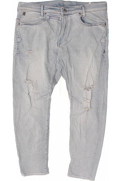 G-Star Pánské Džíny Modré Roztrhané Vel. 34