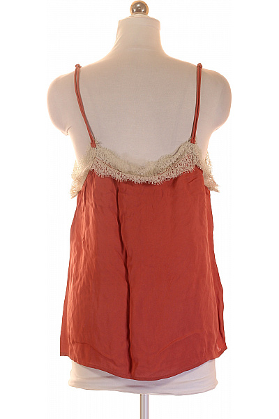 MANGO Dámské tílko s krajkou a vázačkou letní boho Vel. L | MANGO | obrázek 3