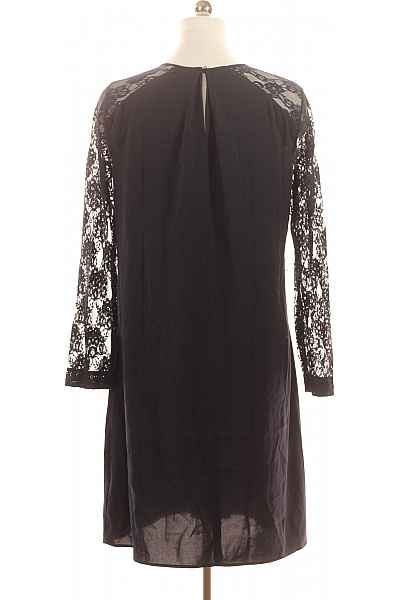 OBJECT Dámské šaty černé krajkové s dlouhým rukávem elegantní Vel. 42 | OBJECT | obrázek 3