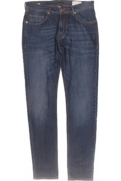 BALDESSARINI Pánské Džíny Modré Rovné Bavlněné Vel. 32