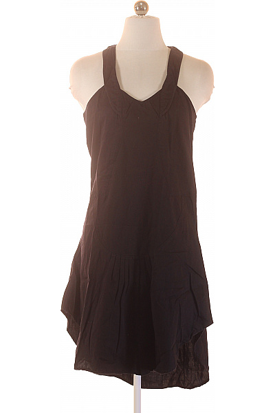 Dámské šaty bez rukávů letní volnočasové plisované černé Velikost S | Unimoda | obrázek 2