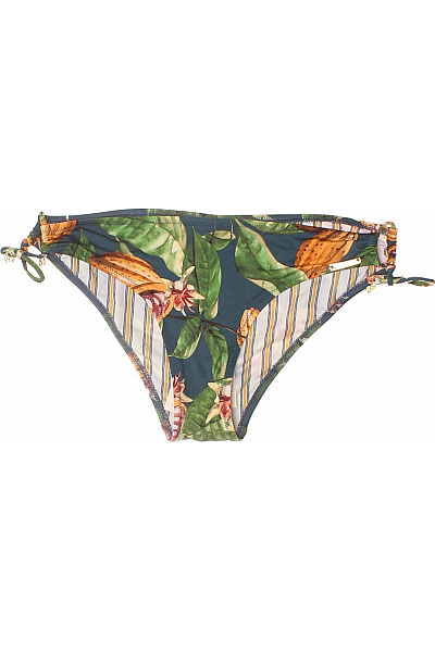 Watercult Dámské Plavkové Kalhotky Květinové Pruhované Na Zavazování Vel. DE 36