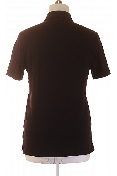 Hugo Boss Pánské bavlněné tričko s krátkým rukávem a límečkem černé Vel. XL | Hugo Boss | obrázek 2