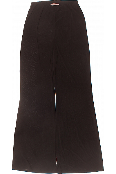 Dlouhé černé zvonové kalhoty volnočasové Vel. 38 | Unimoda | obrázek 2