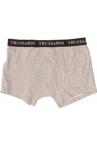 Trussardi pánské bavlněné boxerky šedé | Trussardi | obrázek 2