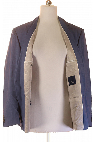 Eduard Dressler Pánské sako modré elegantní jednořadé business Vel. XXL | Eduard Dressler | obrázek 4