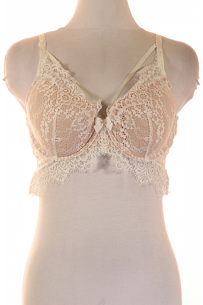 Hunkemoller Dámská krajková podprsenka s ozdobnými pásky béžová Vel. EU 85C | Hunkemoller | obrázek 2