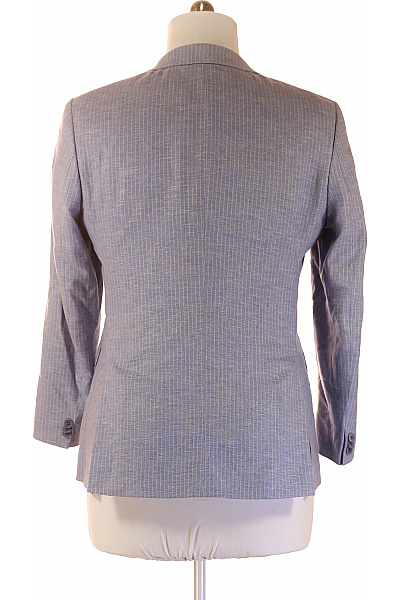 LAWRENCE GREY Pánské sako elegantní pruhované modré Velikost EU 48 | LAWRENCE GREY | obrázek 3