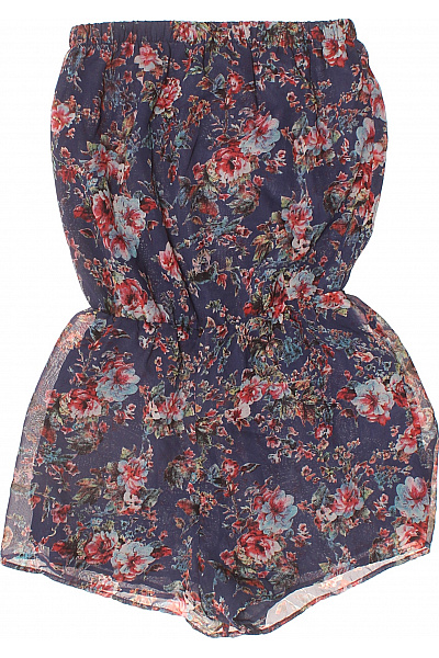 GLAMOROUS dámský letní overal bez rukávů květinový modrý Velikost S | GLAMOROUS | obrázek 2