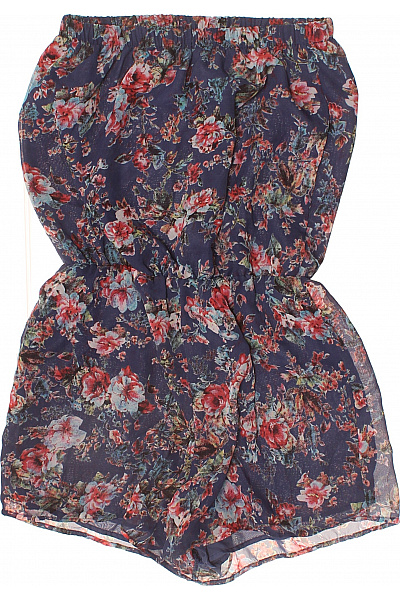 GLAMOROUS dámský letní overal bez rukávů květinový modrý Velikost S | GLAMOROUS | obrázek 3