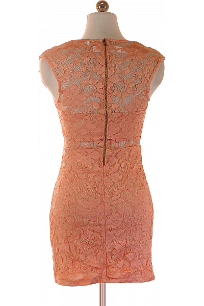 River Island Oranžové krajkové šaty krátké sexy Velikost EU 36 | River Island | obrázek 3