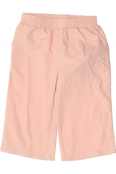 Guess Dětské Růžové Kalhoty Polyesterové Velikost 12M