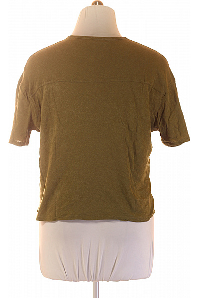 Marc O´Polo Dámské tričko krátký rukáv zelené bavlněné basic crop top Vel. L | Marc O´Polo | obrázek 2