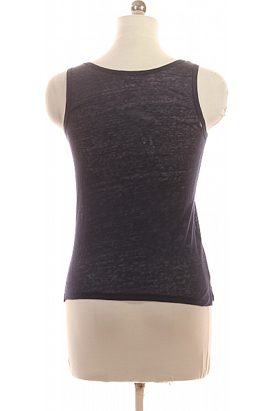 BENETTON Dámské tílko bez rukávů modré basic Velikost XS | BENETTON | obrázek 2