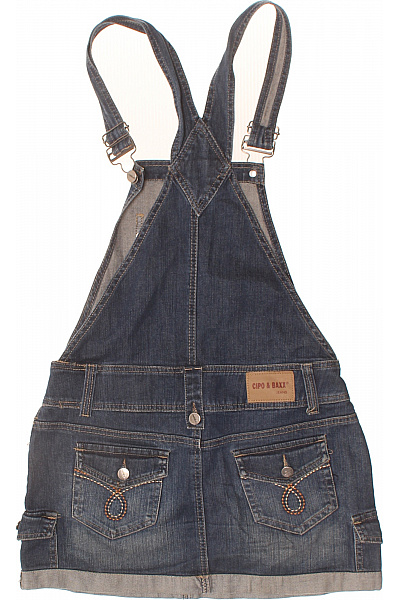 Cipo&Baxx Dámské džínové laclové šaty s kapsami letní Vel. 40 | Cipo&Baxx | obrázek 2
