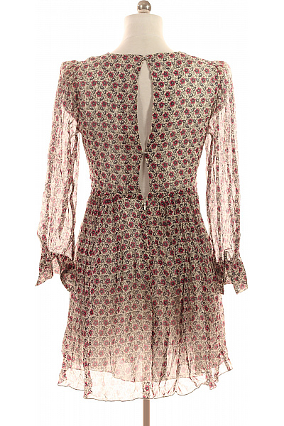 CLAUDIE PIERLOT dámské šaty s dlouhým rukávem květované boho Velikost 38 | CLAUDIE PIERLOT | obrázek 2