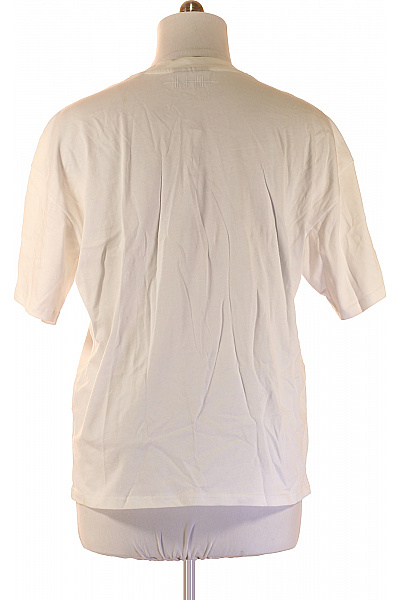 rondure Pánské tričko bílé bavlna krátký rukáv basic Velikost XXXL | rondure | obrázek 2